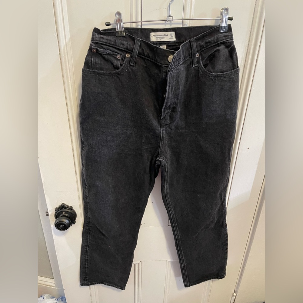 Abercrombie & Fitch Curve Love 90s Straight Ultra High Rise 29/8 xs